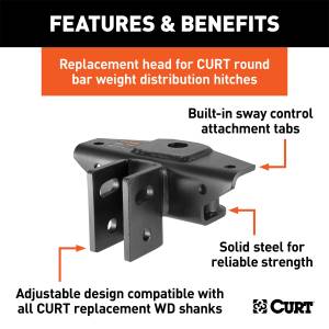 CURT - CURT Weight Distributing Hitch Round Bar 17107 - Image 2