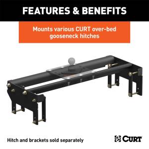 CURT - CURT Gooseneck Hitch Folding Ball Install Kit 61319 - Image 3