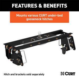 CURT - CURT Under-Bed Double Lock Gooseneck Install Kit 60660 - Image 3