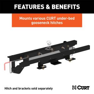 CURT - CURT Under-Bed Double Lock Gooseneck Install Kit 60658 - Image 3