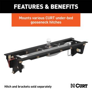 CURT - CURT Under-Bed Double Lock Gooseneck Install Kit 60647 - Image 3