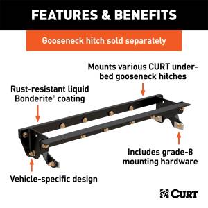 CURT - CURT Gooseneck Install Kit 60649 - Image 2