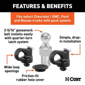 CURT - CURT Safety Chain Anchors 60692 - Image 2