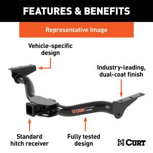 CURT - CURT Class III 2 in. Receiver Hitch 13438 - Image 6