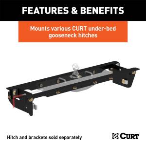 CURT - CURT Under-Bed Double Lock Gooseneck Install Kit 60645 - Image 3