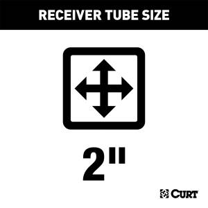 CURT - CURT Class III 2 in. Receiver Hitch 13436 - Image 2