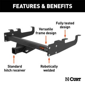 CURT - CURT Class V Multi-Fit Receiver Hitch 15510 - Image 2