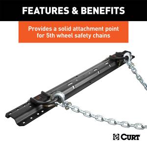 CURT - CURT Fifth Wheel Safety Chain Loop Kit 16000 - Image 3