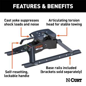 CURT - CURT A16 Fifth Wheel Hitch 16121 - Image 3