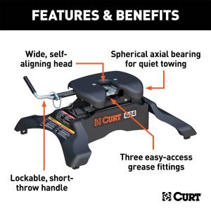 CURT - CURT Q24 Fifth Wheel Hitch 16245 - Image 3