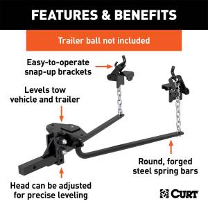 CURT - CURT Weight Distributing Hitch Round Bar 17001 - Image 3