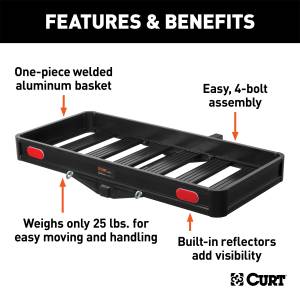 CURT - CURT Basket Style Cargo Carrier 18113 - Image 2