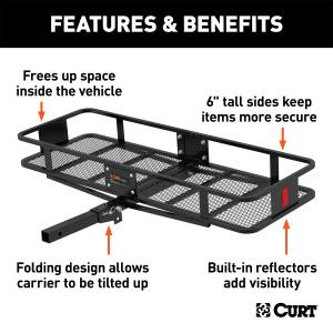 CURT - CURT Basket Style Cargo Carrier 18151 - Image 3