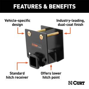 CURT - CURT RV Bumper Receiver Hitch 19100 - Image 3