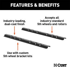 CURT - CURT Fifth Wheel Base Rails Universal 16100 - Image 6