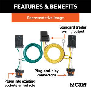 CURT - CURT Custom Wiring Harness 55587 - Image 3