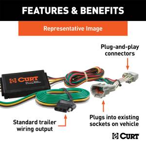 CURT - CURT Custom Wiring Harness 56018 - Image 3