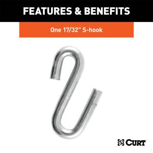 CURT - CURT Safety Chain Assembly 80300 - Image 5