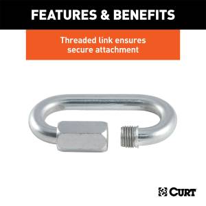 CURT - CURT Safety Chain Quick Link 82610 - Image 3