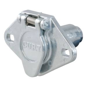 CURT - CURT 4-Way Round Connector Socket 58070 - Image 1