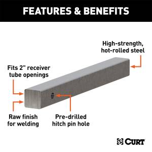 CURT - CURT Hitch Bar 49534 - Image 2