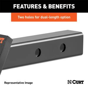 CURT - CURT Class III Dual Length Ball Mount 45240 - Image 5