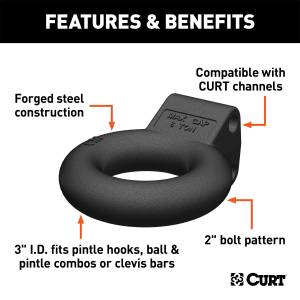 CURT - CURT Tow Hook 48601 - Image 2