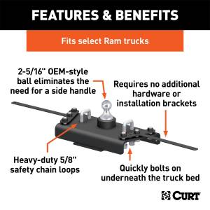 CURT - CURT OEM Style Gooseneck Hitch 60626 - Image 2