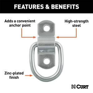 CURT - CURT Rope D-Ring 83730 - Image 3