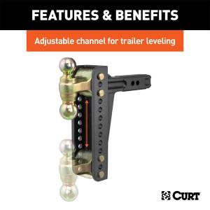 CURT - CURT Adjustable Channel Mount 45926 - Image 3