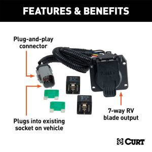 CURT - CURT Custom Wiring Connector 55243 - Image 2