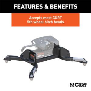 CURT - CURT Fifth Wheel Trailer Hitch Leg Kit 16021 - Image 4