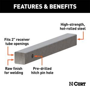 CURT - CURT Hitch Bar 49533 - Image 2