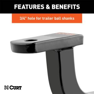 CURT - CURT Class I Ball Mount 45023 - Image 4