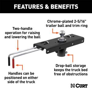 CURT - CURT Quick Goose 2 Gooseneck Hitch 60630 - Image 4