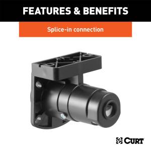 CURT - CURT 7-Way RV Blade Connector Socket 58417 - Image 3