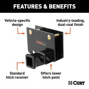 CURT - CURT RV Bumper Receiver Hitch 19101 - Image 3