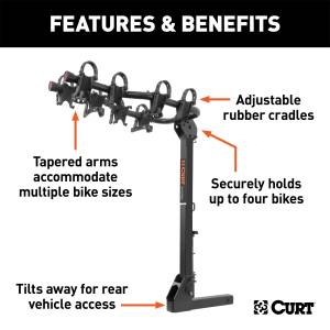 CURT - CURT Bike Rack 18064 - Image 4