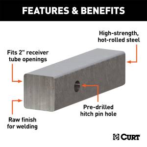 CURT - CURT Hitch Bar 49537 - Image 2