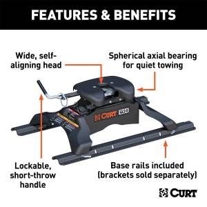 CURT - CURT Q24 Fifth Wheel Hitch 16246 - Image 3