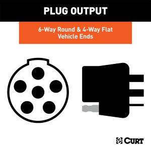 CURT - CURT OEM Vehicle To Trailer Connector w/Harness 55664 - Image 3