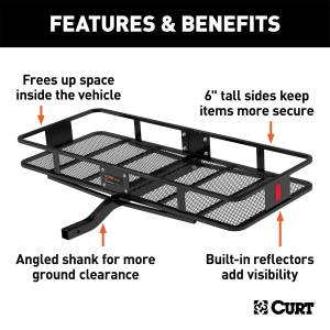 CURT - CURT Basket Style Cargo Carrier 18152 - Image 3