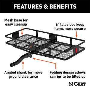 CURT - CURT Basket Style Cargo Carrier 18153 - Image 3