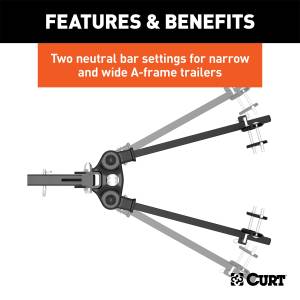 CURT - CURT Weight Distribution Hitch Trunion Spring Bar 17500 - Image 10