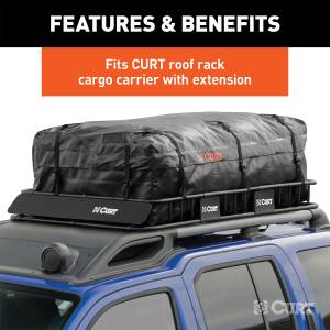 CURT - CURT Waterproof Rooftop Carrier Cargo Bag 18221 - Image 4