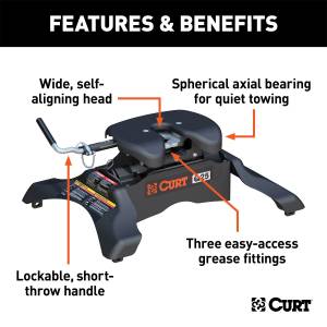 CURT - CURT Q25 Fifth Wheel Hitch 16265 - Image 3