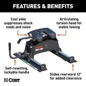 CURT - CURT A20 Fifth Wheel Hitch 16541 - Image 3