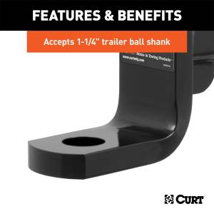 CURT - CURT Class IV Ball Mount 45311 - Image 5