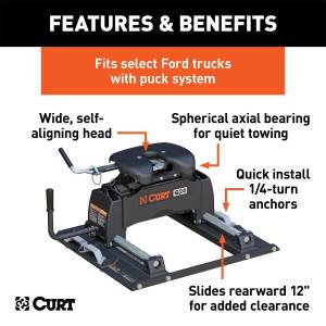 CURT - CURT Q24 Fifth Wheel Hitch 16678 - Image 2