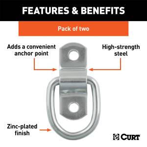 CURT - CURT Rope D-Ring 83731 - Image 3